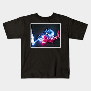 blue and red swirl Kids T-Shirt